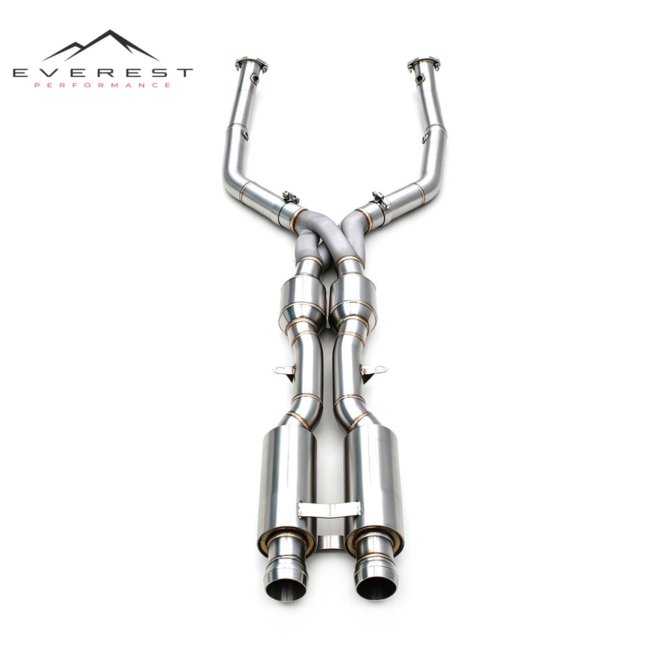 Stainless Steel Exhaust Pipes 200cell Downpipe for BMW M3 E90/E92/E93 V8 4.0L 2008-2013 Mid/Middle Pipe with Z Pipe