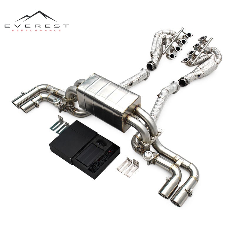 Full Catback Exhaust for Ferrari 360/F360 3.6L Modena/Spider 2003-2005 Stainless Steel Exhaust Pipe Muffler with Downpipe