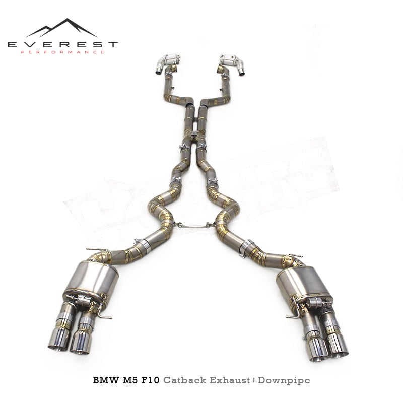 Titanium Catback for BMW M5 F10/F15 4.4TT 2012-2016 Valvetronic Exhaust System