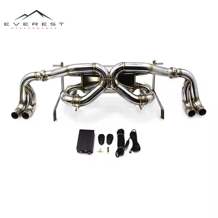 304 Stainless Steel Catback Exhaust for Audi R8 R8 5.2L V10 2008-2016 Valve Control Exhaust System Exhaust Pipes