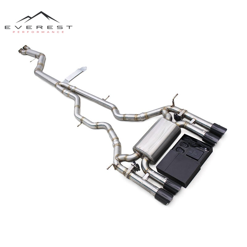 Single Mid Pipes Catback for BMW M3/M4 F80/F82 3.0T 2014-2019 Stainless Steel Muffler Valvetronic Exhaust System