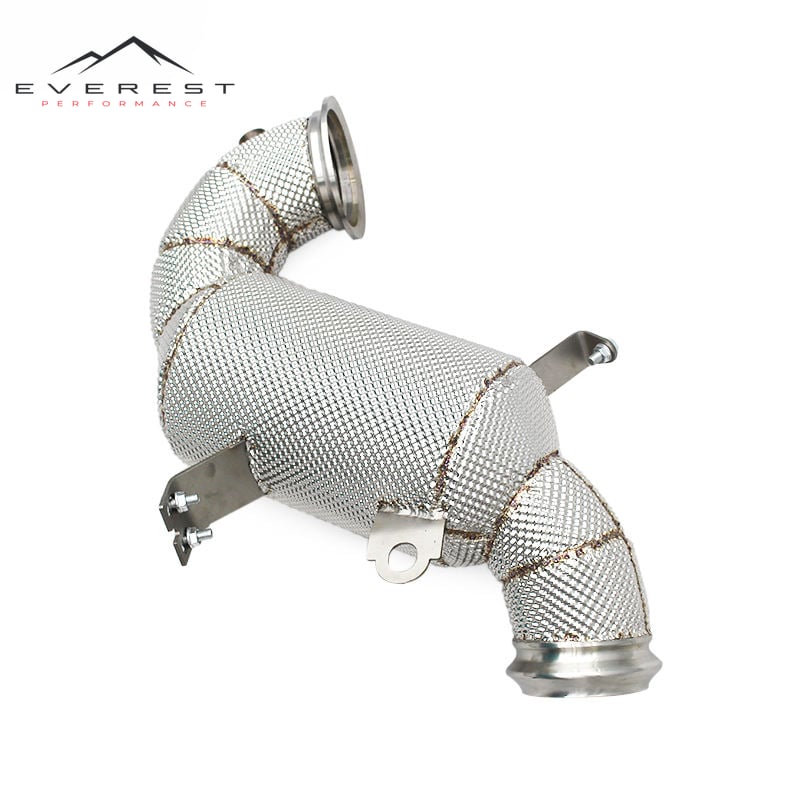 High Flow Exhaust Downpipe for Lotus EMIRA 2.0T Car Exhaust System Stainless Steel Exhaust Pipe With 100/200/300/400 Cells