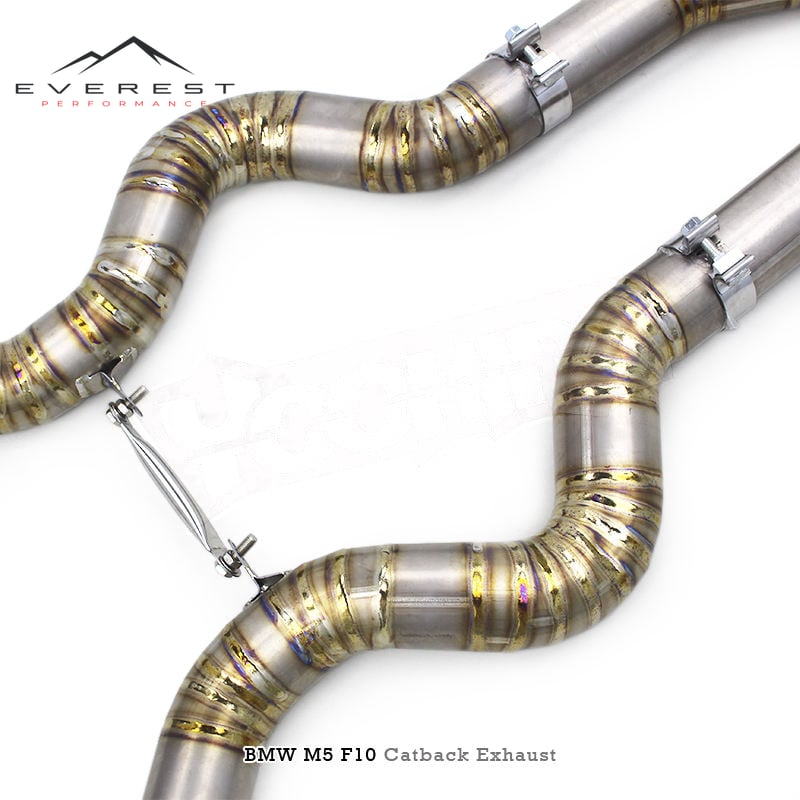 Exhaust Pipe System for BMW BMW M5 F10/F15 4.4TT 2012-2016 SS304 Downpipe Titanium Vacuum Valve Catback Exhaust Pipe