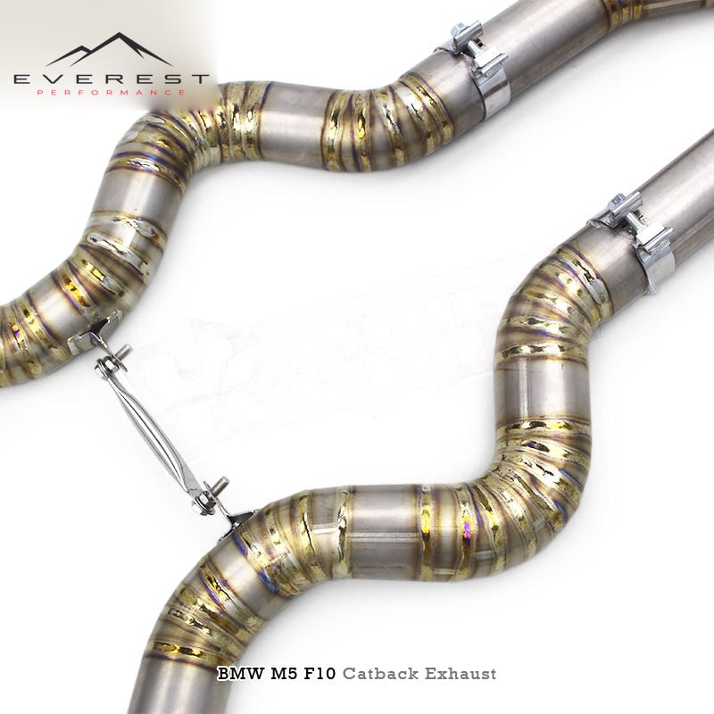 Exhaust Pipe System for BMW BMW M5 F10/F15 4.4TT 2012-2016 SS304 Downpipe Titanium Vacuum Valve Catback Exhaust Pipe