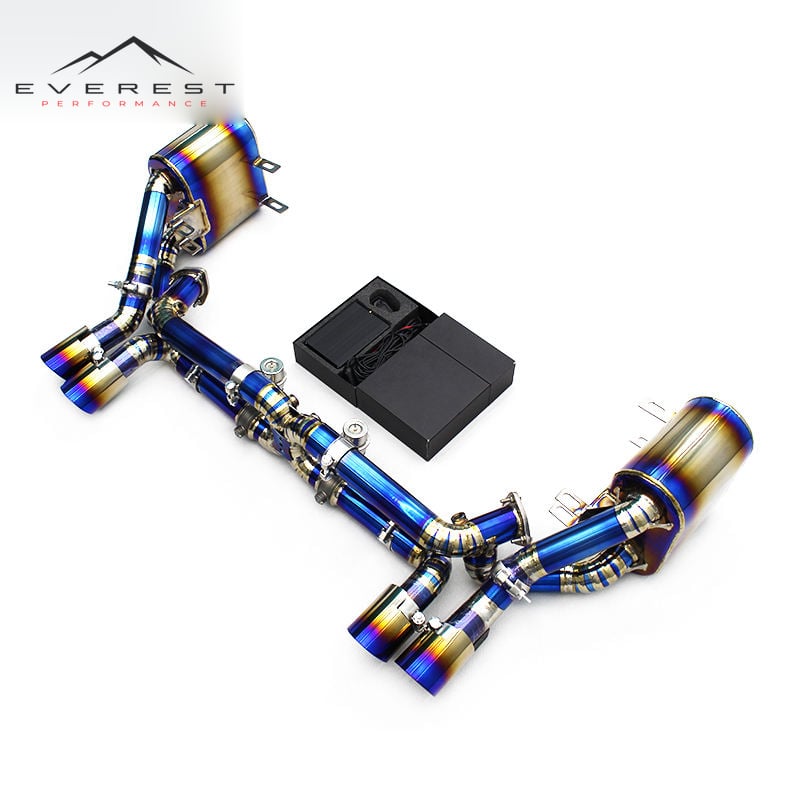 Titanium Catback Exhaust for Porsche 911 997.1/997.2 Carrera 4S 3.6L3.8L 2004-2012 Exhaust Pipe Muffler Valvetronic System