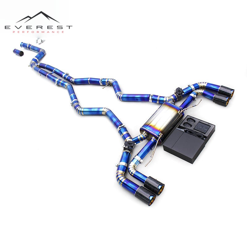 Valvetronic Exhaust Pipes for BMW M340/M340i /M440/M440i G20/G22 3.0T 2019-2023 Titanium Catback Muffler Aggressive Sounds