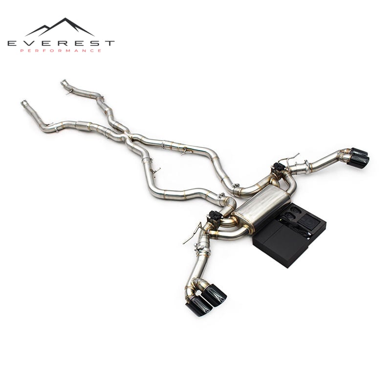 Catback Exhaust Pipes for BMW X5 F15 M50i 4.4T 2014-2018 Stainless Steel Muffler Valvetronic Plug and Play System