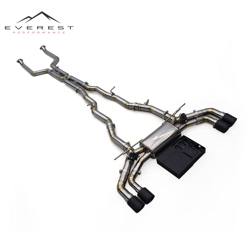 Titanium Valved Catback for BMW M5/M6 G90/G99 LCI 4.4T 2024-2025 Titanium Exhaust System with Carbon Fiber Tips