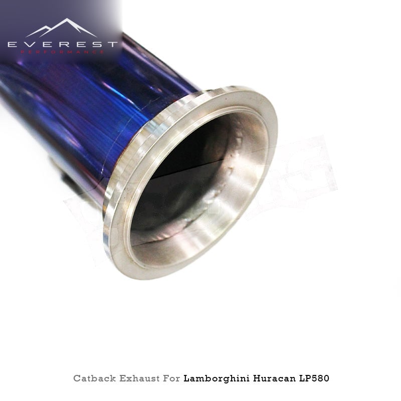Custom Catback Exhaust for Lamborghini Huracan 5.2 LP580/LP610 2014-2023 Titanium Pipes Muffler Supersport Car Exhaust System