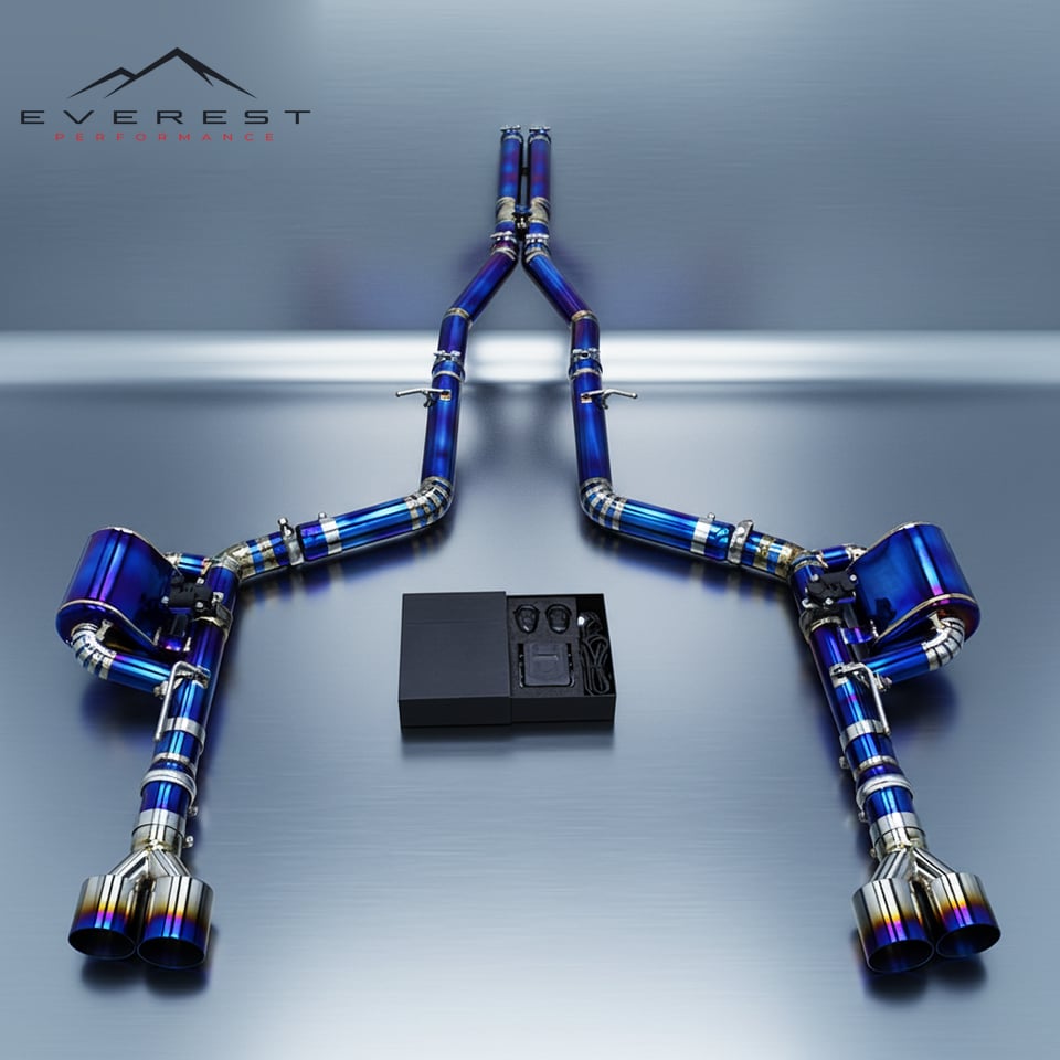 Racing Exhaust Catback for Dodge Challenger Hellcat SRT 6.2T 2016-2022 Titanium Exhausted System Valvetronic Catback Muffler