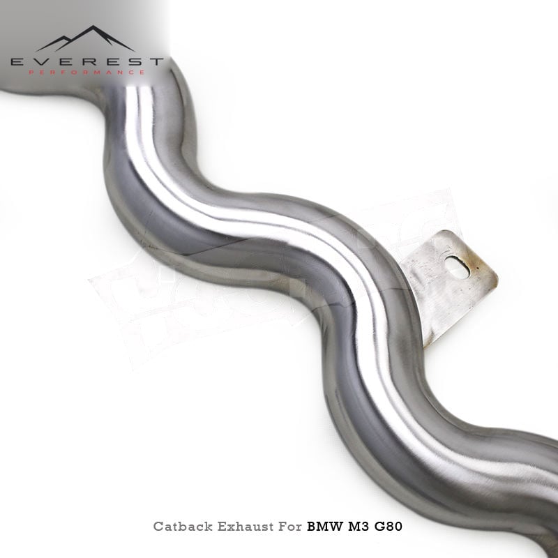 Racing Stainless Steel Catback Exhaust Pipes for BMW M3/M4 G80/G82 3.0T 2021-2026 Muffler with Valvetronic Exhaust System