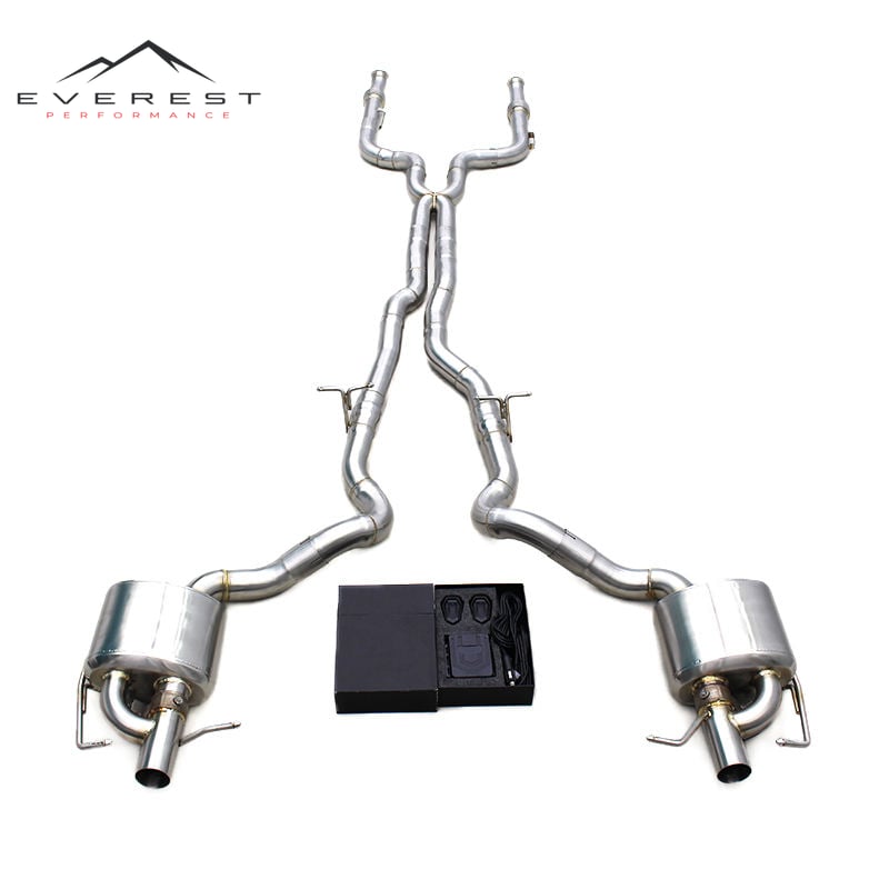Exhaust Pipe System for Mercedes-Benz AMG C43 W205 3.0T 2020-2024 Catback Valvetronic Muffler With Remote Control