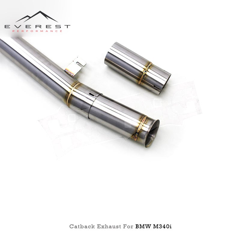 Custom Catback Exhaust for M340/M440 B58 3.0T 2017-2023 Stainless Steel Pipe Muffler Valvetronic Exhaust System