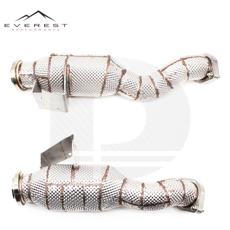 Exhaust Downpipe for BENZ GLC43 AMG 3.0T 2017-2019 Exhaust Pipes Stainless Steel High Performance Exhaust Downpipe