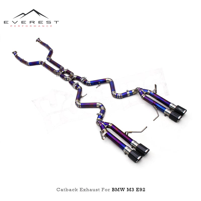 Racing Catback Exhaust Pipes System for BMW M3 E90 E92 E93 4.0L 2007-2013 Sport Car Valved Titanium Exhaust System Exhaust Pipes