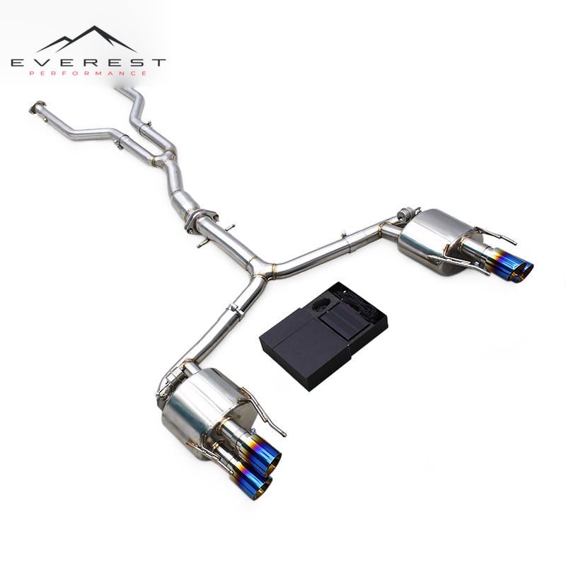 Stainless Steel Exhaust Pipes for Lexus ISF/IS F 5.0L 2007-2014 Catback Muffler Vacuum Valve Auto Part