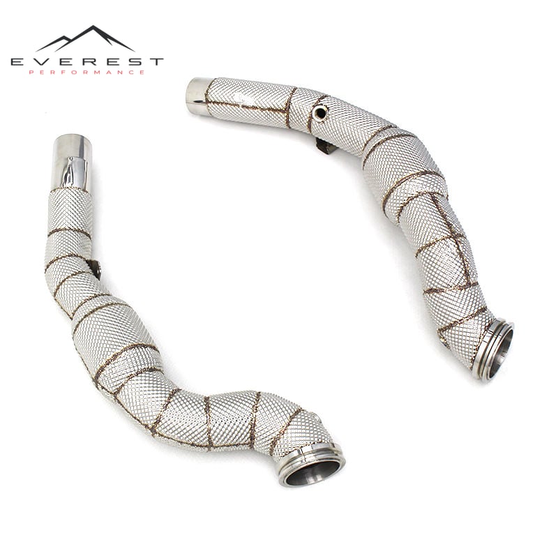 Stainless Steel Header Pipes Exhaust System for Maserati Levante 3.0T 2017-2018 Escape Exhaust Catted Downpipe