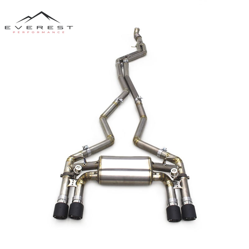 Custom Catback Exhaust System for BMW M2 F87 N55 3.0T 2014-2018 Tuning Valvetronic Exhaust Titanium Pipes Muffler Escape