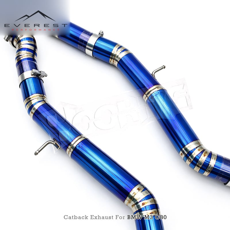 Titanium Performance EqualLength Mid Pipes with Z Pipe Exhaust for BMW M3/M4 G80/G82 3.0T 2021-2026 Valvetronic Catback