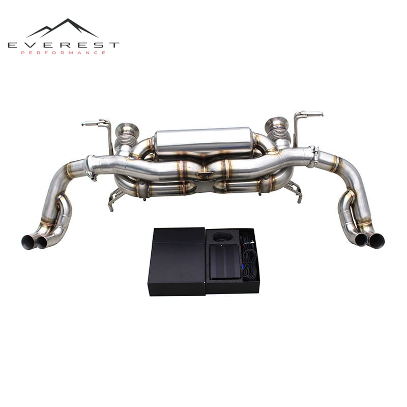 Stainless Steel Exhaust Pipe with Valve Control System for Audi R8 V8 4.2L 2007-2013