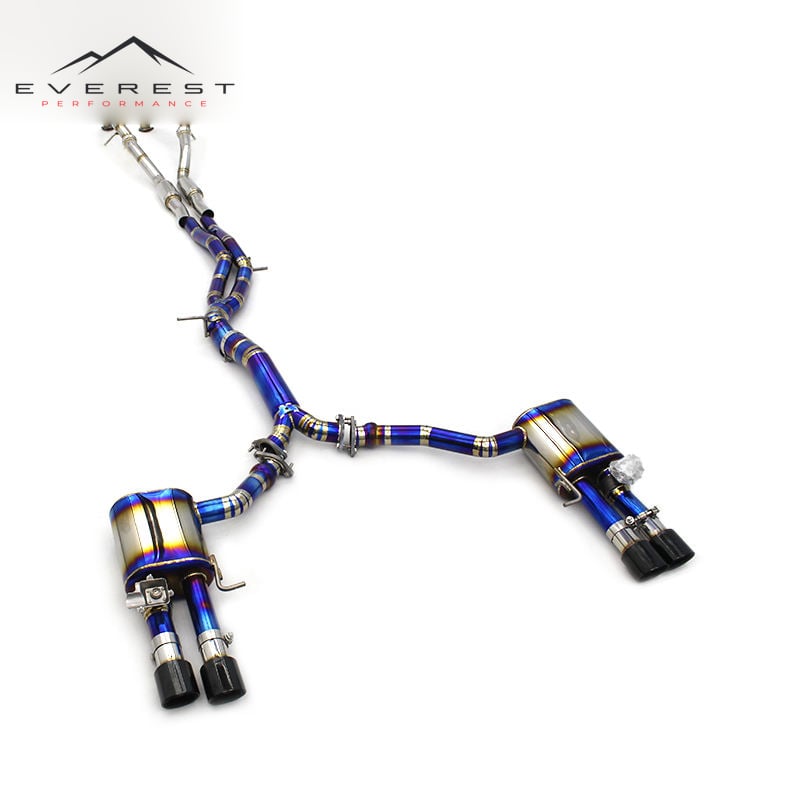 Performance Titanium Pipes Exhaust for Audi S4/S5 B9 3.0T 2019-2023 Valvetronic Muffler Catback Exhaust System