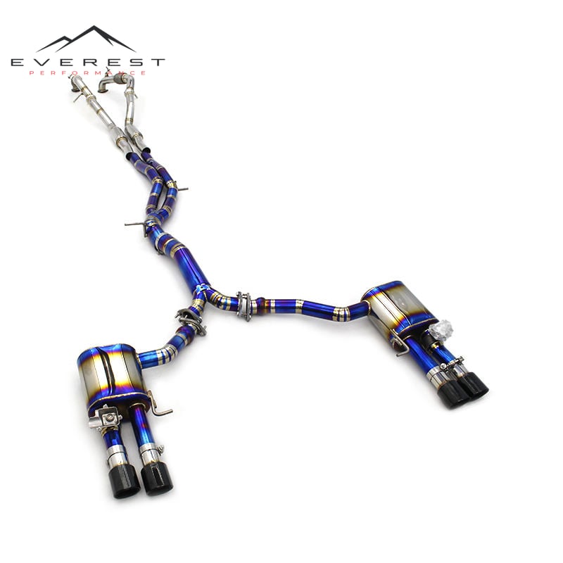 Performance Titanium Pipes Exhaust for Audi S4/S5 B9 3.0T 2019-2023 Valvetronic Muffler Catback Exhaust System
