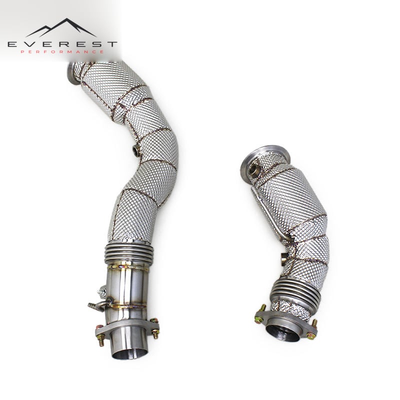 Stainless Steel Exhaust Downpipe with Cat Car Exhaust System for BMW M3/M4 F80/F82/F83 S55 3.0T 2014-2019