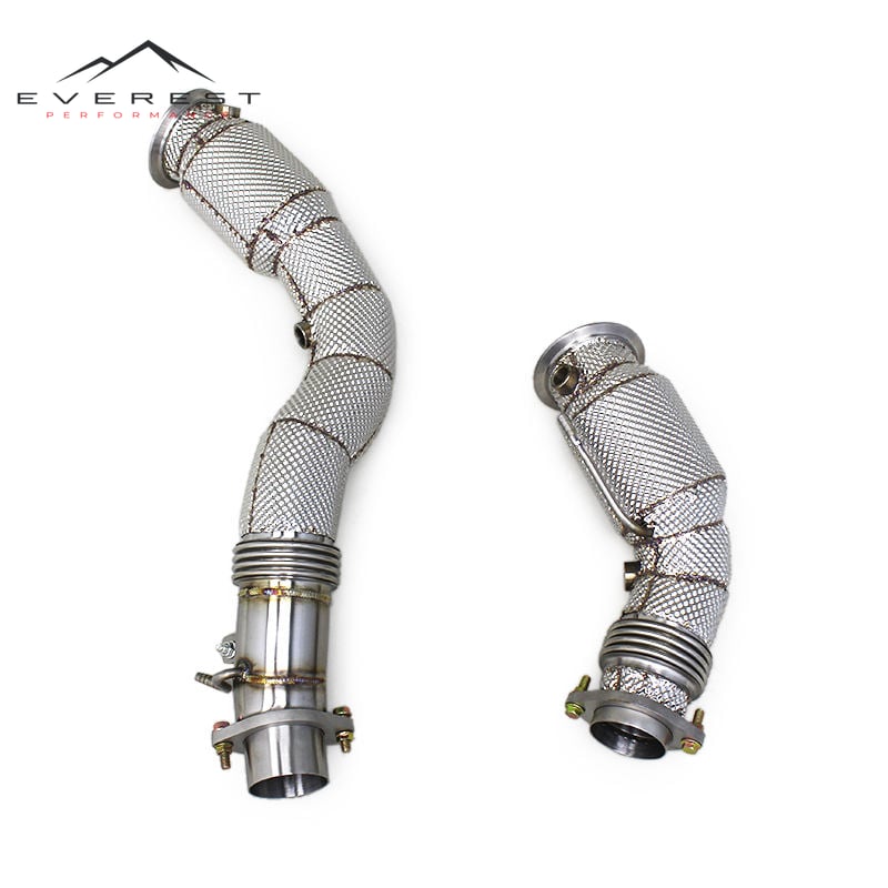 Stainless Steel Exhaust Downpipe with Cat Car Exhaust System for BMW M3/M4 F80/F82/F83 S55 3.0T 2014-2019