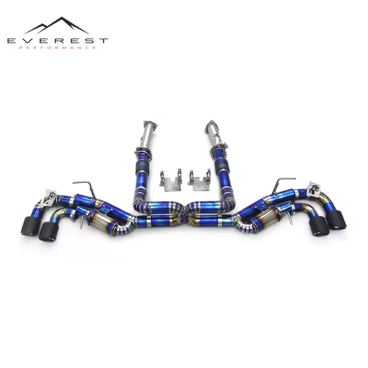 Titanium Catback Stainless Steel Exhaust Pipe for Chevrolet Corvette Stingray Z51 (2019-2025) Valvetronic Exhaust System