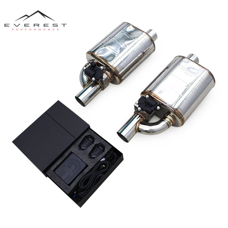Exhaust Universal Muffler for Various Models Stainless Steel Pipes Valve Electric Control Racing Car Exhaust System