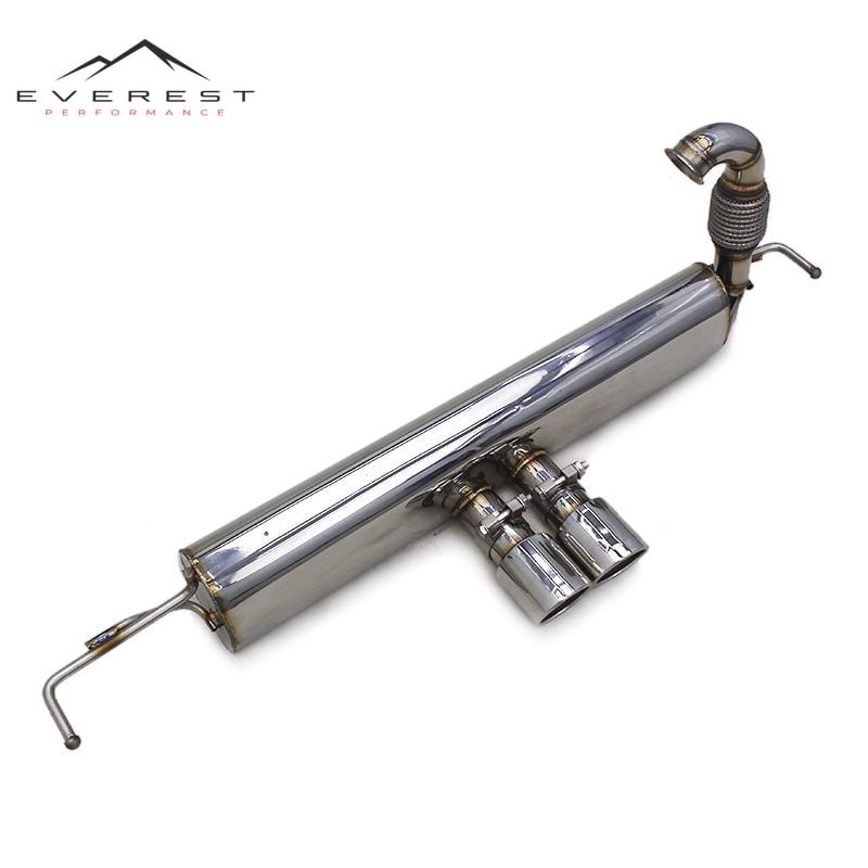 Tuning Stainless Steel Exhaust Pipes for Smart W453 0.9T/1.0L 2014-2023 Muffler Catback Exhaust Car Exhaust System