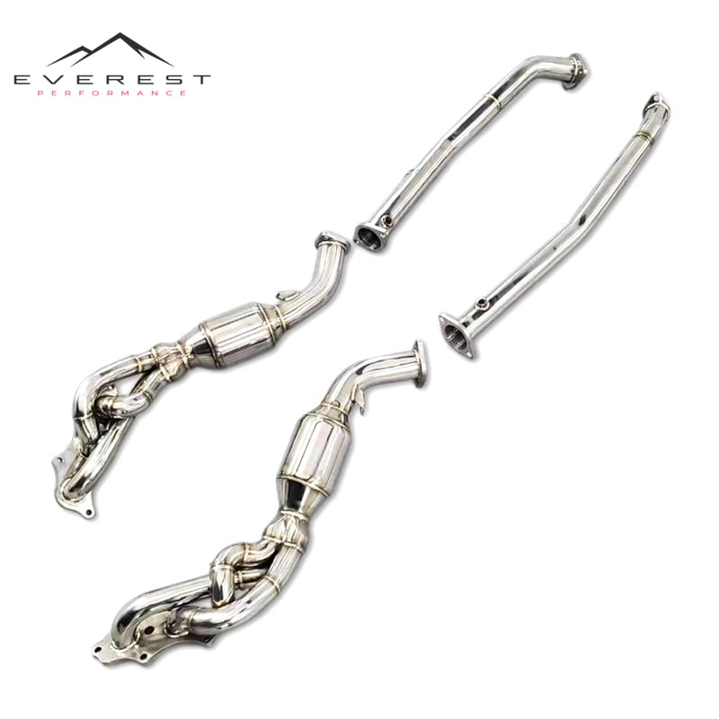Automobile Heating SUS304 Stainless Steel Pipe Exhaust Manifold Header for Lexus LX570 5.7L 2008-2021