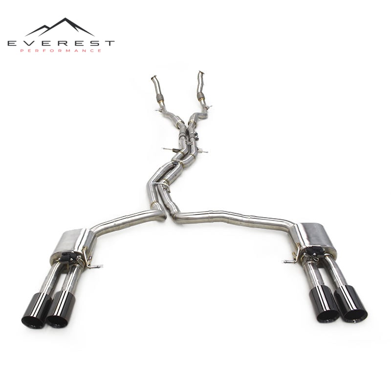 Catback Exhaust for Audi S8 D5 4.0T 2020-2024 Performance Stainless Steel Exhaust Pipes Escape Muffler Exhaust System