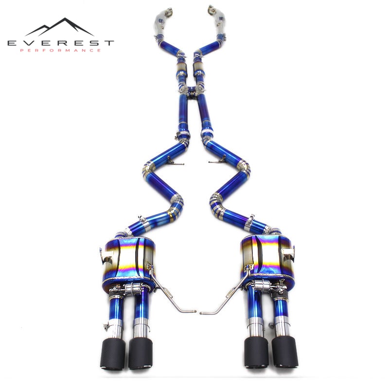 Titanium Catback System for BMW M3 E90/E92/E93 4.0L 2007-2013 Vacuum Valvetronic Exhaust