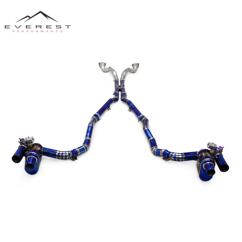 Exhaust Pipe System for Ferrari GTC4 Lusso/Lusso T 2016+ Titanium Car Exhaust Pipe Muffler Free Flow Downpipe