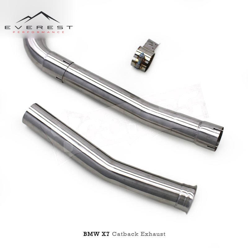 SS304L Exhaust Pipe System for BMW X7 B58 3.0T G07 2019-2022 304 High Performance Electronic Valve Catback Exhaust