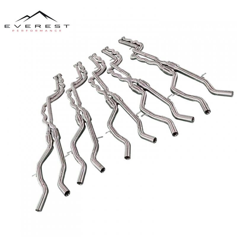BMW M3、M4 F80、F82 Equal Length Middle Section Exhaust System — photo 1