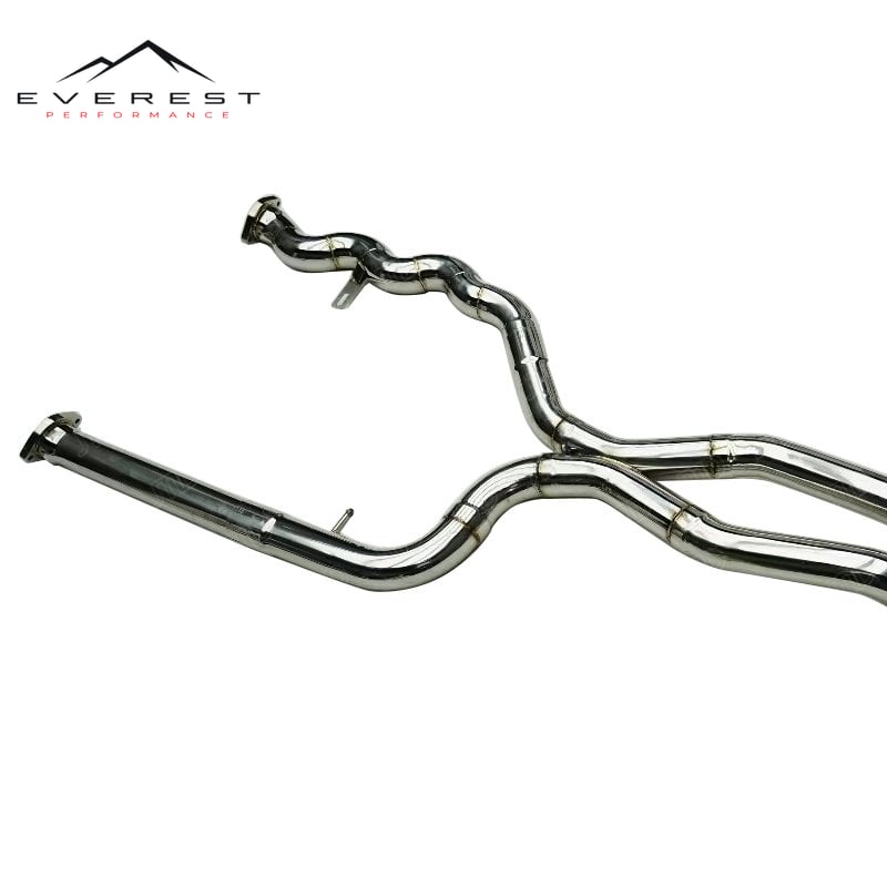 BMW G80 M3 G82 G83 M4 G87 M2 S58 Catless Downpipe — photo 1