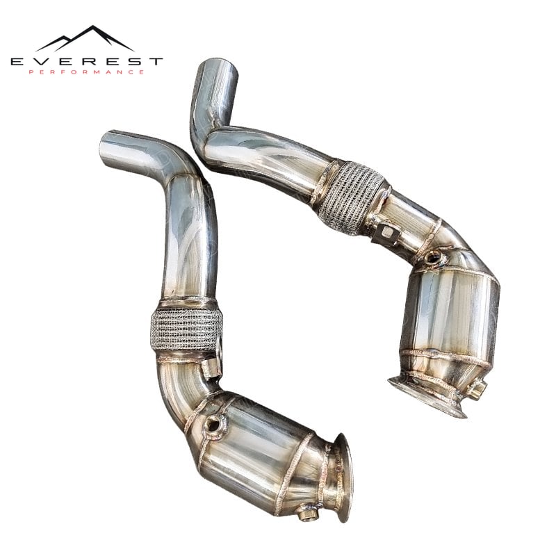 BMW X6 G06 M50I N63 Catless Downpipe (Style 2) — photo 1