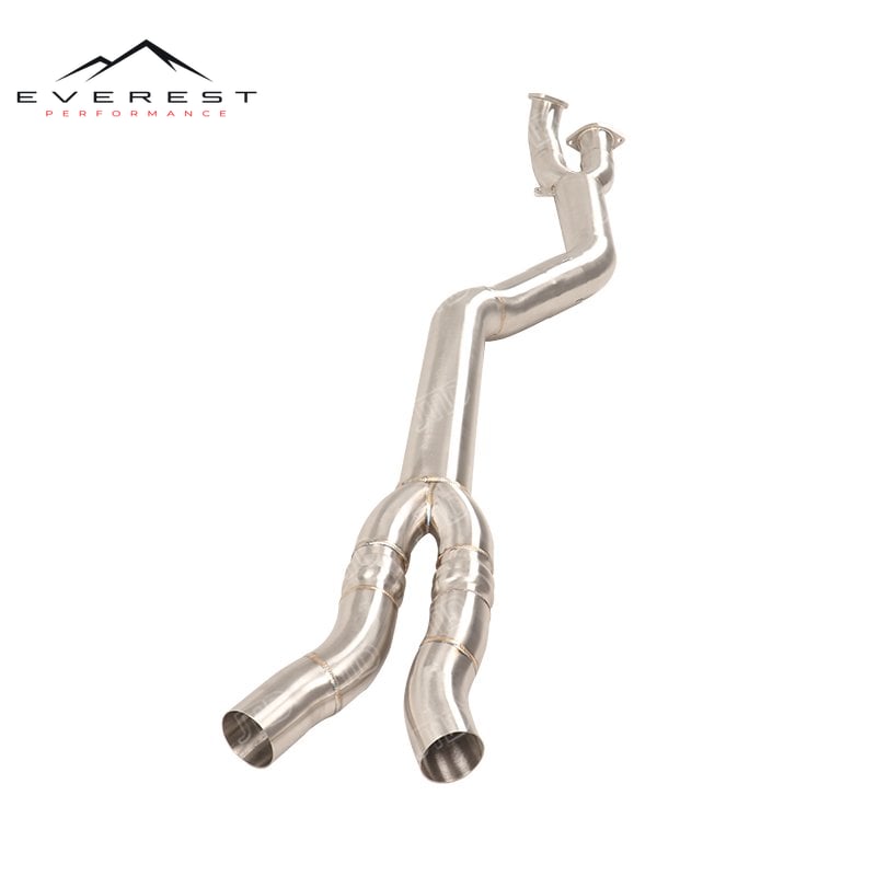 BMW G8X M3 M4 S58 Single Middle Section Exhaust System (Style 2) — photo 1