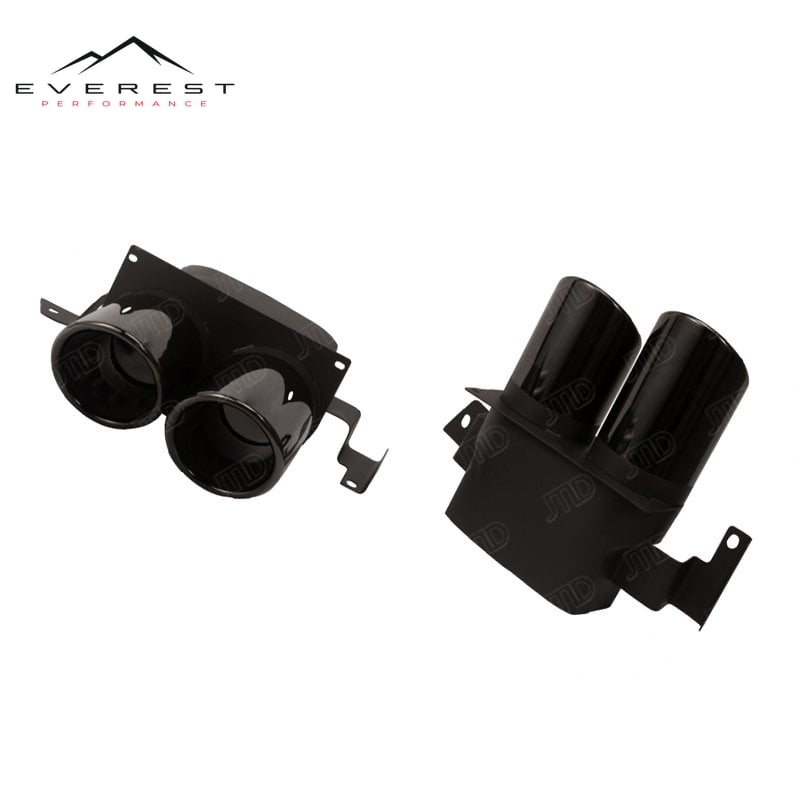Mercedes-Benz W223 W223 Brabus Split Round Exhaust Tips — photo 1