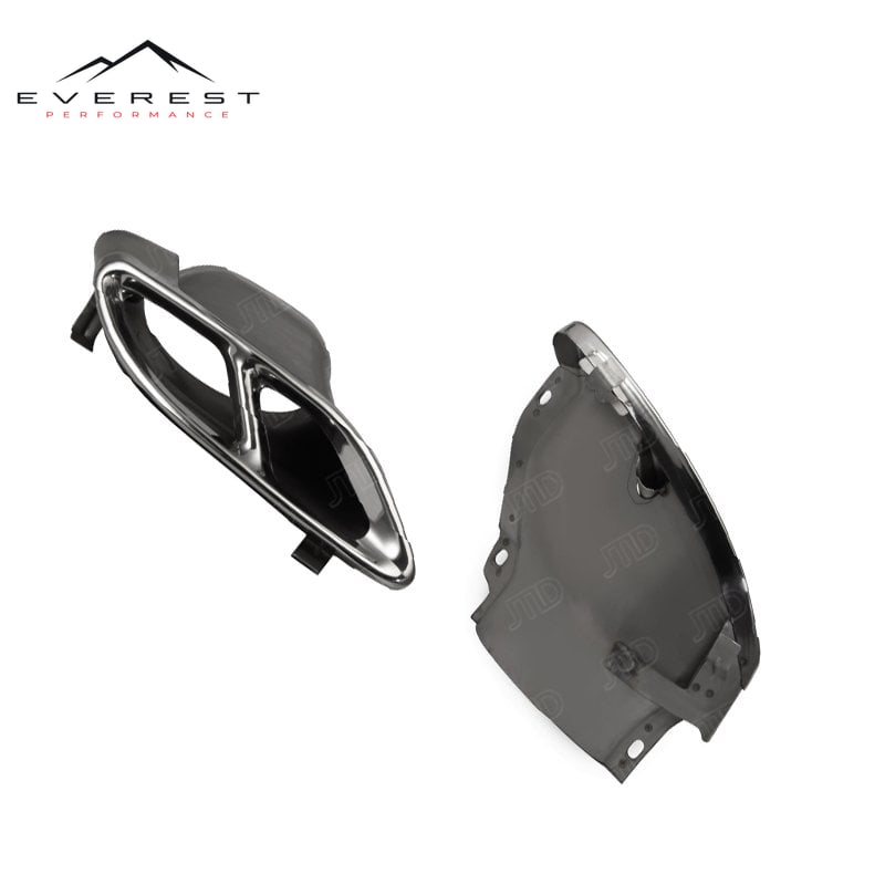 Mercedes-Benz C292 / W166 / W205 / W213 / X253 Exhaust Tips (Style 3) — photo 1