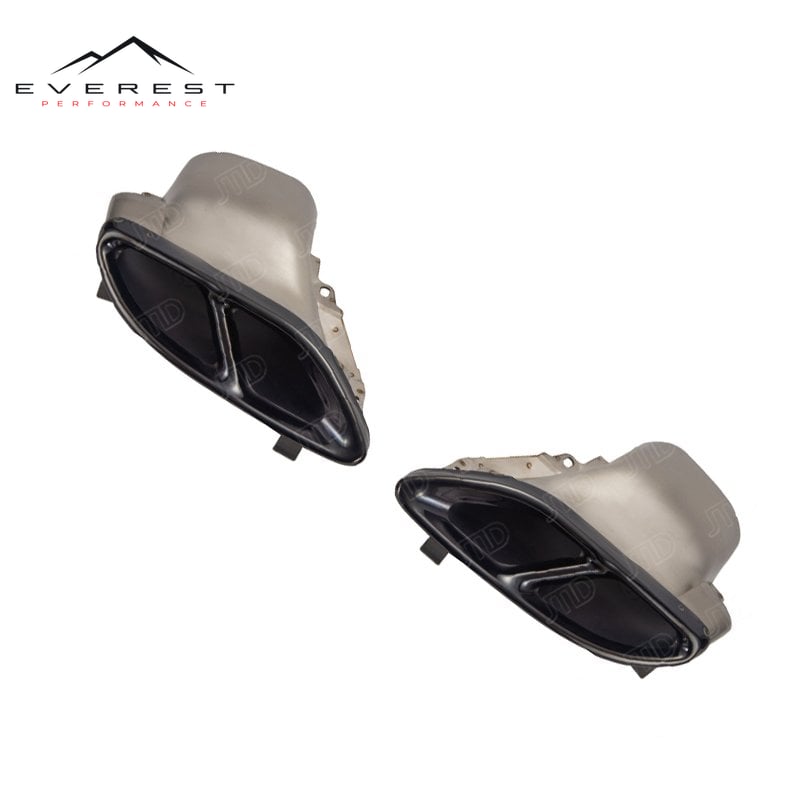 Mercedes-Benz C292 / W166 / W205 / W213 / X253 Exhaust Tips (Style 2) — photo 1