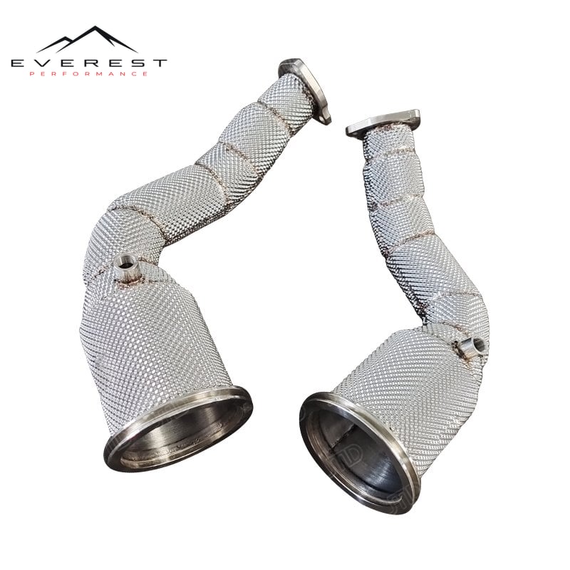 Audi 2019+ RS6 RS7 C8 4.0T NON OPF Downpipe — photo 1