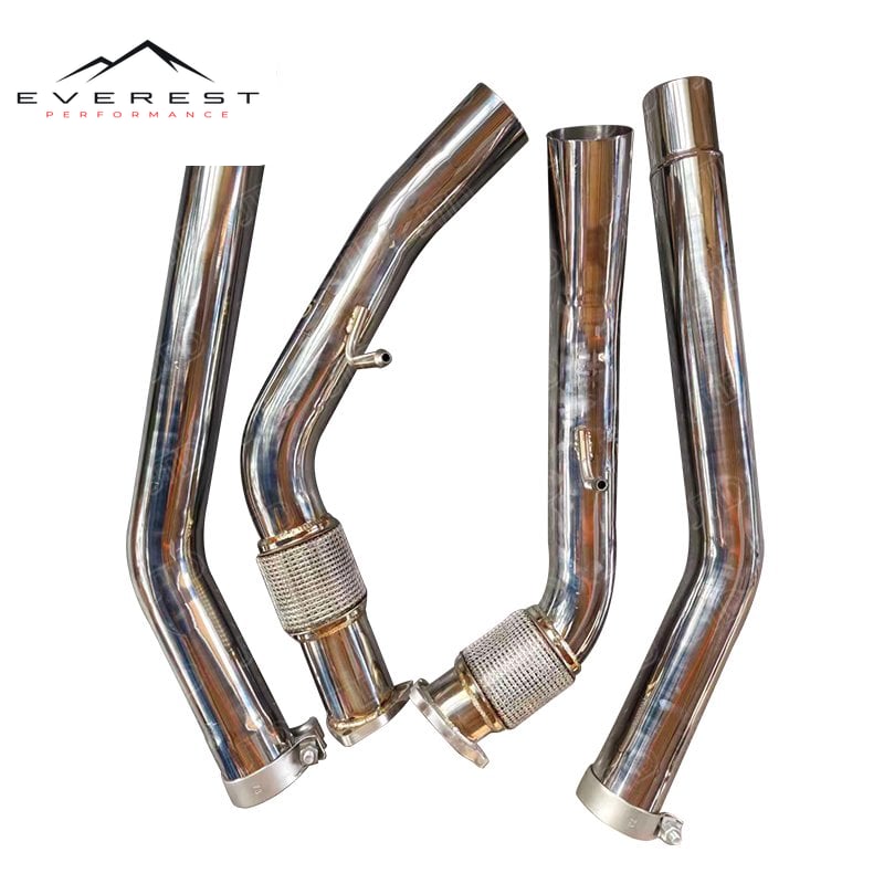 Audi RS67 C8 Front Downpipe — photo 1