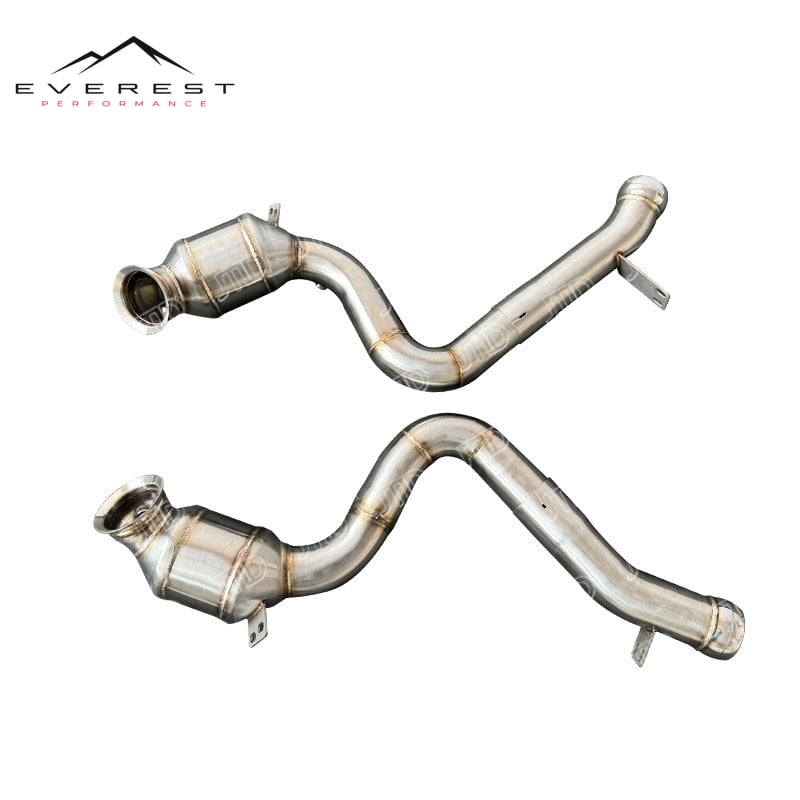 Mercedes-Benz S63 AMG W222 C217 C218 A217 A218 4.0i V8 M177 Bi-turbo 2017-2020 Downpipe — photo 1
